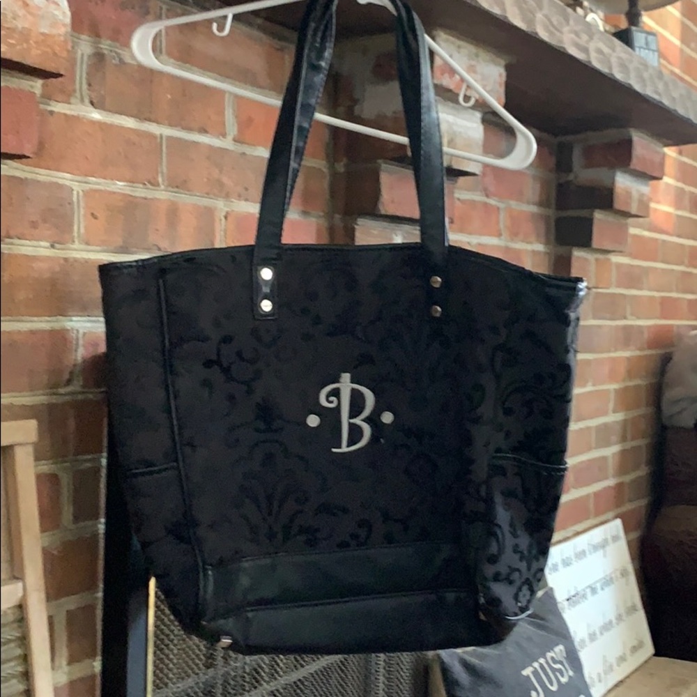 Black Thirty One Bag “B” Monogram